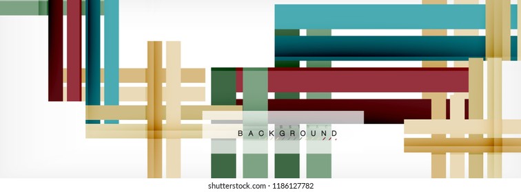 Minimal line design abstract background, vector illustration