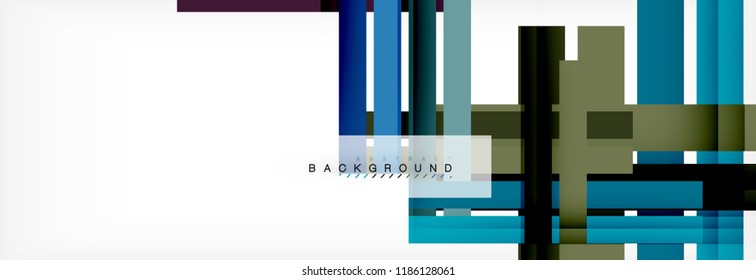 Minimal line design abstract background, vector illustration