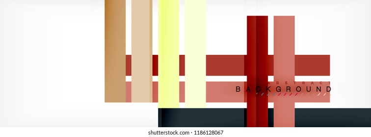 Minimal line design abstract background, vector illustration