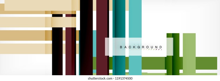 Plano de fundo abstrato de design de linha mínimo, ilustração de vetor