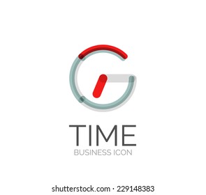Minimal line design logo, business icon, branding emblem