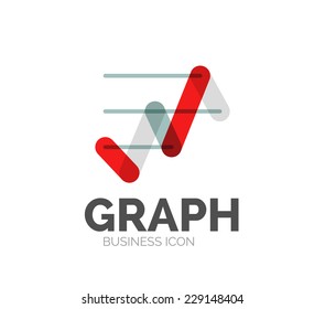 Minimal line design logo, business icon, branding emblem
