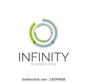 Minimal line design logo, business icon, branding emblem