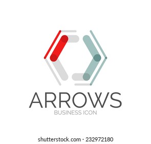 Minimal line design logo, business icon, branding emblem