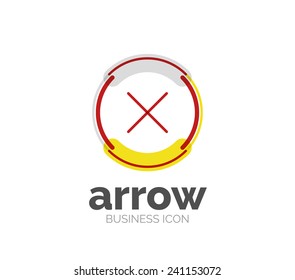Minimal line design logo, business icon, branding emblem