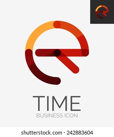 Minimal line design logo, business icon, branding emblem