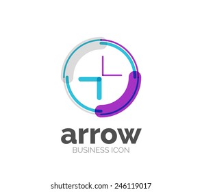 Minimal line design logo, business icon, branding emblem