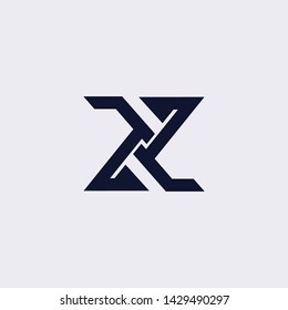 Minimal line letter initial X logo. Abstract and elegant shape font sign. logotype vector design template for personal identity branding, creative industry, web, business, corporate and company