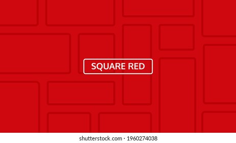 fondo rojo cuadrado mínimo