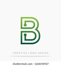 Minimal Line techno Letter Initial A Logo Design Template. Vector Logo Illustration