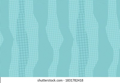 Minimal line wavy modern seamless pattern for background, fabric, textile, wrap, surface, web and print design. Laconic textile in pale green color. vector tile rapport for background 
