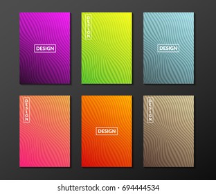 Minimal linear covers design. Applicable for gift card, poster.  Poster design. Poster on wall poster template