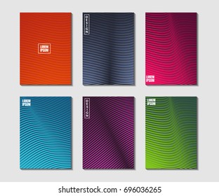 Minimal linear covers design. Applicable for gift card, poster.  Poster design. Poster on wall poster template