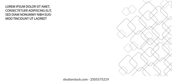 minimal lines abstract background. Thin line wavy abstract vector background. Curve wave seamless pattern. Line art striped graphic template. Curves and lines use for banner, cover, poster, wallpaper,