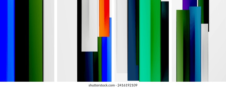 Minimal lines and color stripes poster abstract backgrounds. Vector illustration For Wallpaper, Banner, Background, Card, Book Illustration, landing page
