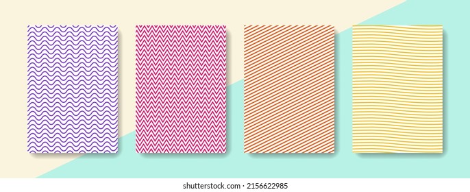 Minimal lines pattern and geometric background