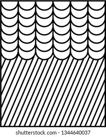 Minimal lines vector seamless pattern, abstract background. Simple geometric design.