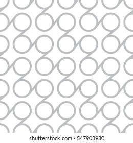 Minimal linked circles pattern, abstract geometric background