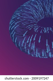 Minimal  liquid geometric design for flyer, poster, brochure cover, background, wallpaper, typography or other printing products. futuristic art line halftone gradients.