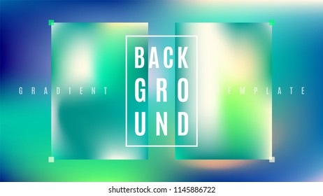 Minimal Liquid Gradient Background Template. Light Colorful Blend Wavy Layout. Blend Vibrant Gradient Cover Backdrop. Party Vector Background.