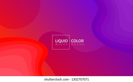 Minimal liquid gradient color abstract geometric shapes modern poster minimal 