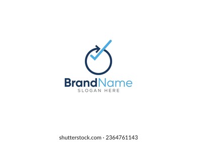 Minimal location checkmark icon Vector