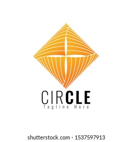 Minimal  Logo in colorful stroke for personal and corporate identity