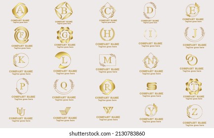 Minimal Logo Design with Alphabets 
