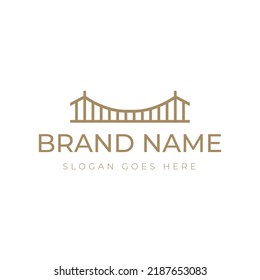 Minimal Logo Design in Bridge Shape