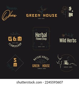 Diseño de logotipo mínimo, vector de logotipo empresarial