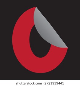 Diseño de logotipo mínimo con recorte circular central