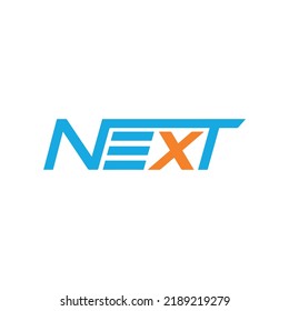 Minimal Logo Design with Next Written