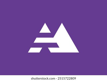 Minimal AM logo integrates precision with swift stripe lines, epitomizing speed, accuracy, and efficient progress in an elegant design