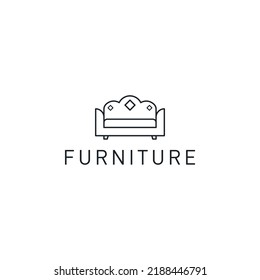 Minimal logo line of Furniture sofa