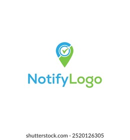 Logotipo mínimo para el icono de la Locación