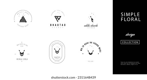 Paquete de logotipos mínimos para un uso sencillo