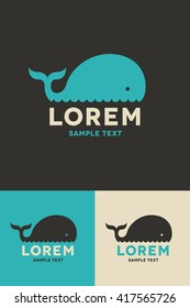 Minimal Logo - Whale