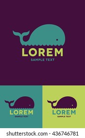 Minimal Logo - Whale

