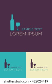 Minimal Logo - Wine
