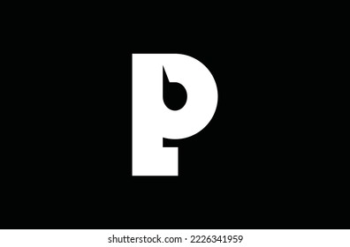 Minimal LP logo. Icon of a PL letter on a luxury background. Logo idea based on the PL monogram initials. Professional variety letter symbol and LP logo on background.