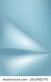 Minimal luxury branding design with gloiwng blue white gradient for cosmetic background or Social ads banner