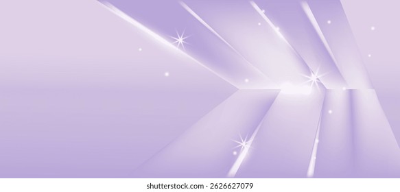 Minimal luxury cosmetic ads gradient soft purple background vector. Social ads design