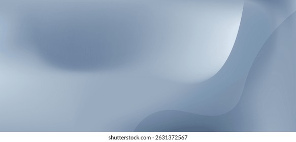 Minimal luxury cosmetic ads grey gradient background vector. Social ads design