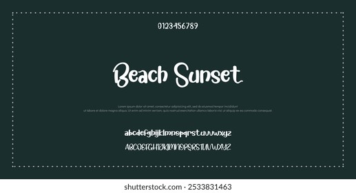 Minimal luxury font alphabet logo. Typography beauty fashion elegant minimalist serif italic fonts decorative wedding vintage retro logos. vector illustration