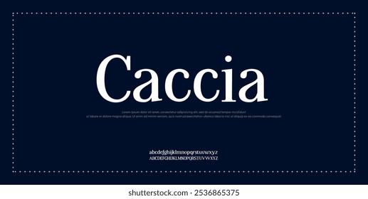 Logotipo de fonte de luxo mínimo alfabeto. Tipografia beleza moda elegante minimalista serif italic fontes decorativo casamento vintage retro logos. ilustração vetorial