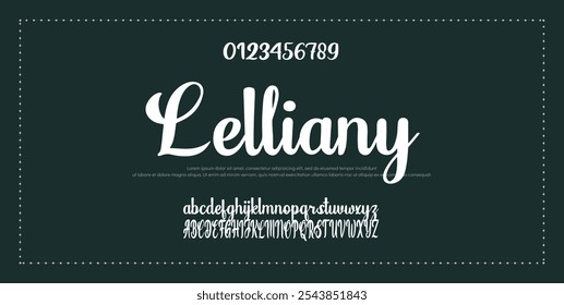 Logotipo de fonte de luxo mínimo alfabeto. Tipografia beleza moda elegante minimalista serif italic fontes decorativo casamento vintage retro logos. ilustração vetorial