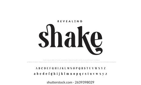 Minimal luxury font alphabet logo. Typography beauty fashion elegant minimalist serif italic fonts decorative wedding vintage retro logos. vector illustration