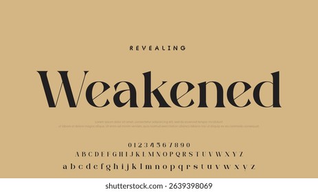 Minimal luxury font alphabet logo. Typography beauty fashion elegant minimalist serif italic fonts decorative wedding vintage retro logos. vector illustration