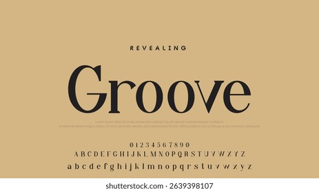 Minimal luxury font alphabet logo. Typography beauty fashion elegant minimalist serif italic fonts decorative wedding vintage retro logos. vector illustration