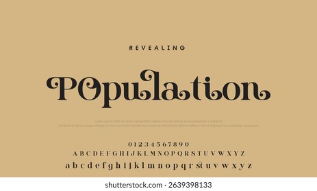 Minimal luxury font alphabet logo. Typography beauty fashion elegant minimalist serif italic fonts decorative wedding vintage retro logos. vector illustration